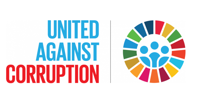 United Against Corruption and SDG Wheel