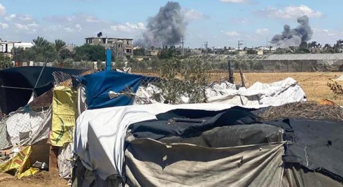 450,000 Gazans now uprooted from Rafah as Israeli bombardment continues