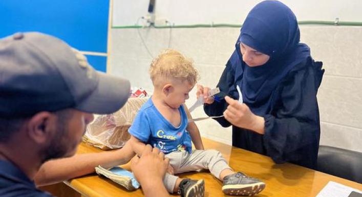 Gaza polio vaccination campaign Day 2: thousands more children protected