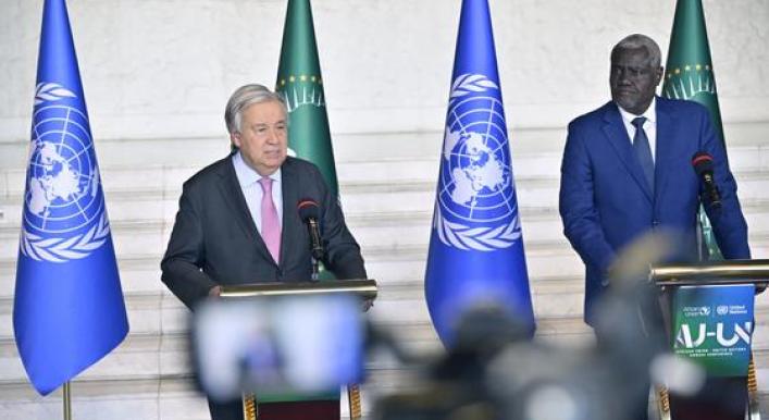 In Ethiopia, UN chief advocates for permanent Security Council seats for Africa