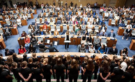 ‘Peace begins with you’, youth activist tells UN forum