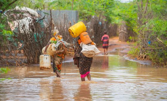 Displaced families uprooted by severe floods across Horn of Africa