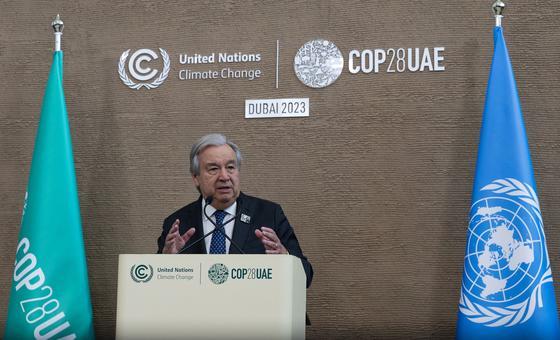 Stop ‘kicking the can down the road,’ UN chief urges COP28 deal on phaseout of fossil fuels