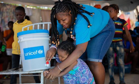 Haiti: UNICEF ensures thousands have safe drinking water