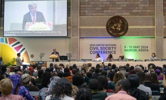 ‘Keep working with us to build a better world,’ Guterres says, as major UN civil society forum closes in Kenya