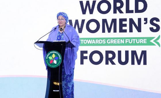 At World Women's Forum, UN deputy chief urges action on gender equality