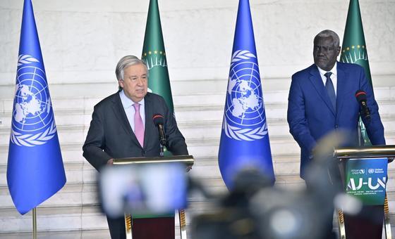 In Ethiopia, UN chief advocates for permanent Security Council seats for Africa